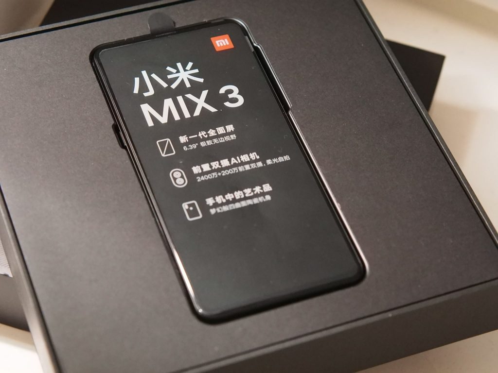The Xiaomi Mi Mix 3 frameless frame will soon be available in Europe