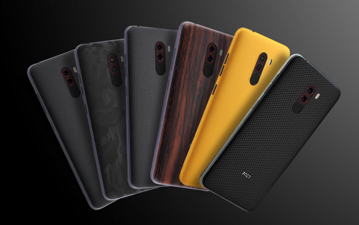 Stickers for smartphones, who uses it? Pocophone F1 has two new patterns